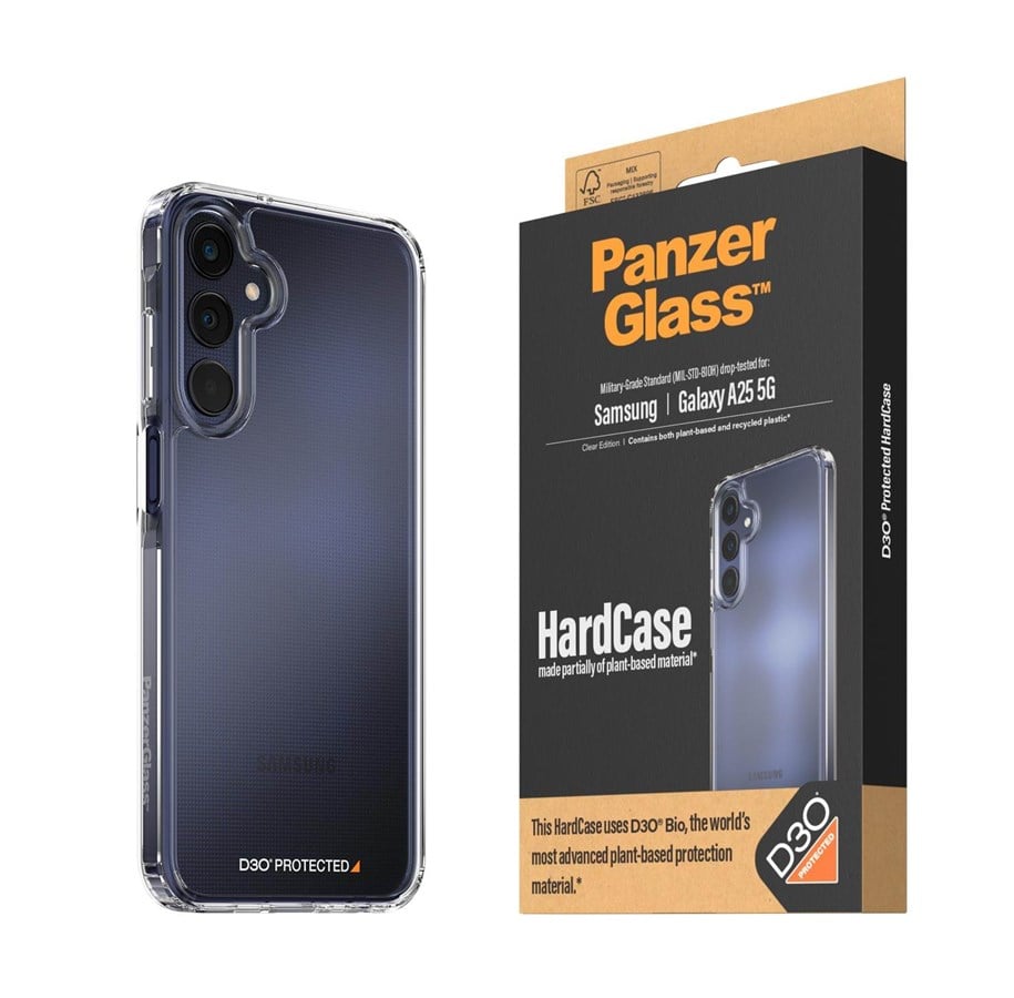 Mobil - Deksel og etui - PanzerGlass HardCase with D3O Samsung Galaxy A25 5G - PANZER0466