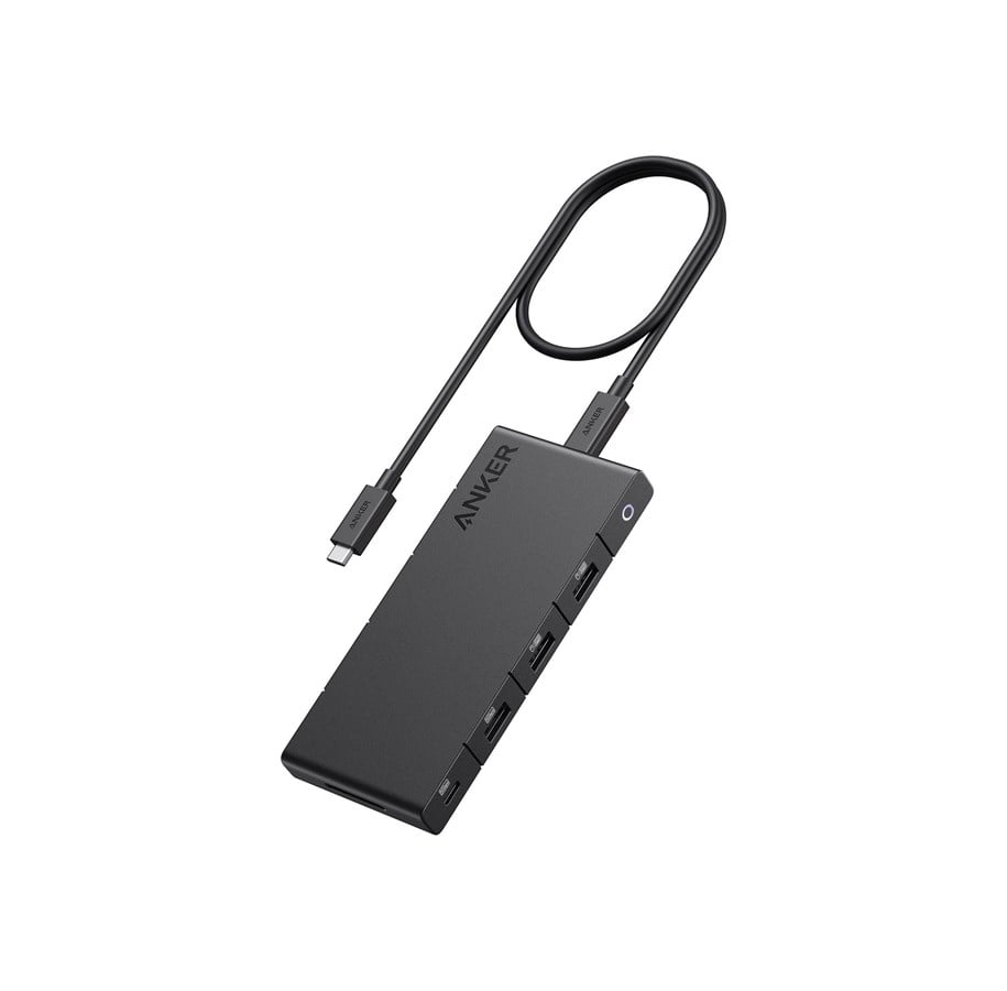 Dokkingstasjon - Anker 364 USB-C Hub (10-in-1 Dual 4K HDMI) - Black - A83A2G11