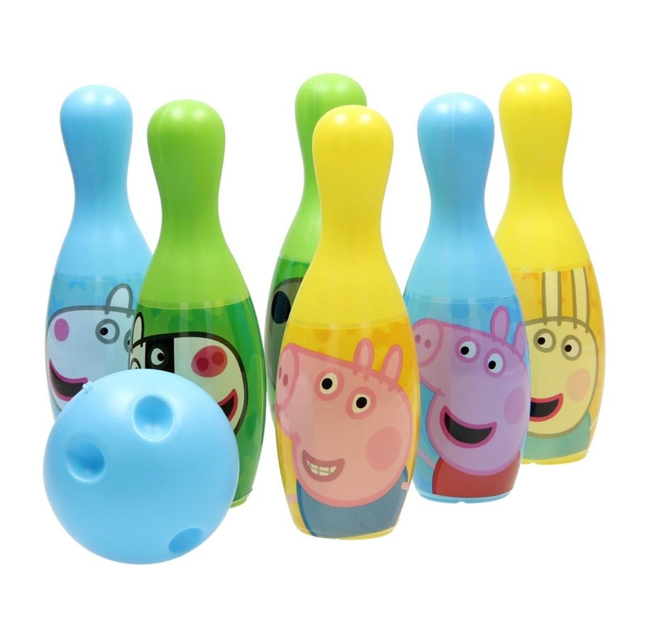 Utendørsleker - Sambro Bowling set Peppa Pig 7 pcs. - PEP-3411