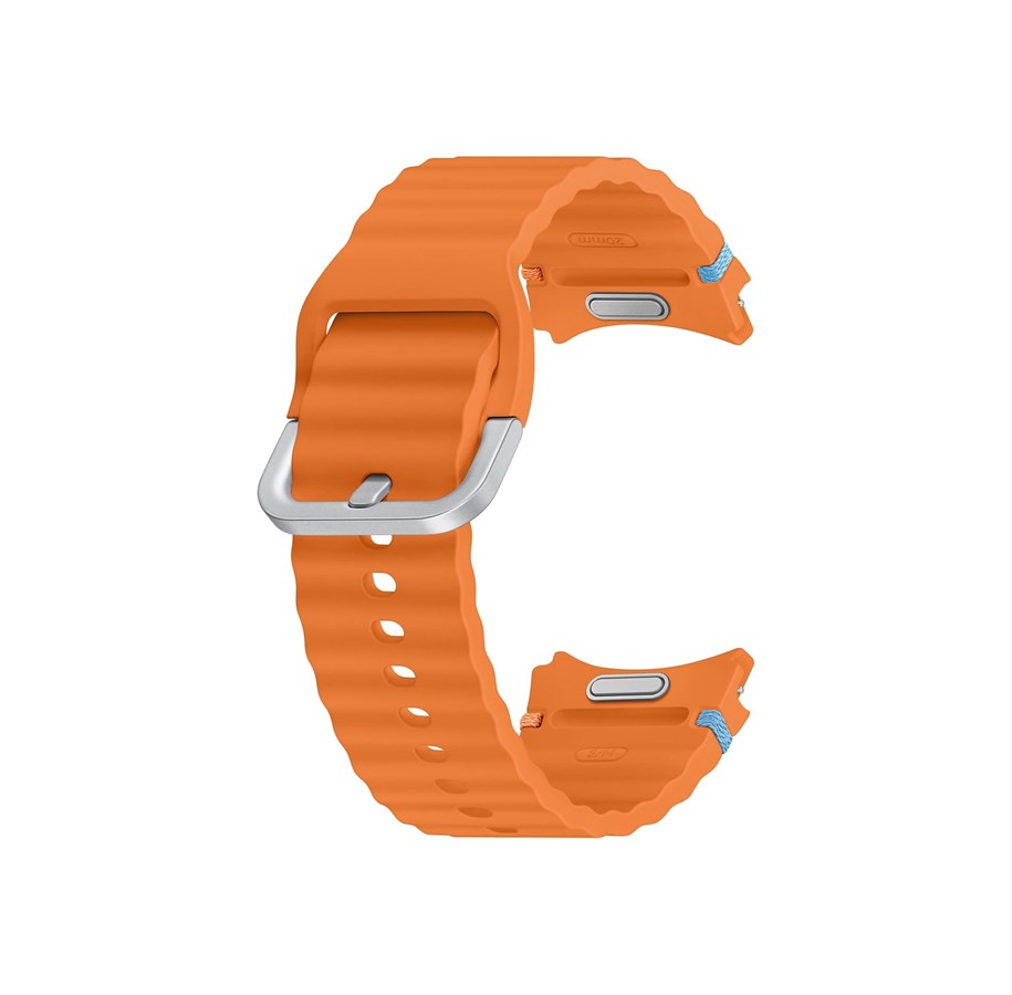 Smartklokke - Tilbehør - Samsung Galaxy Watch7 Sport Band (S/M) - Orange - ET-SNL30SOEGEU