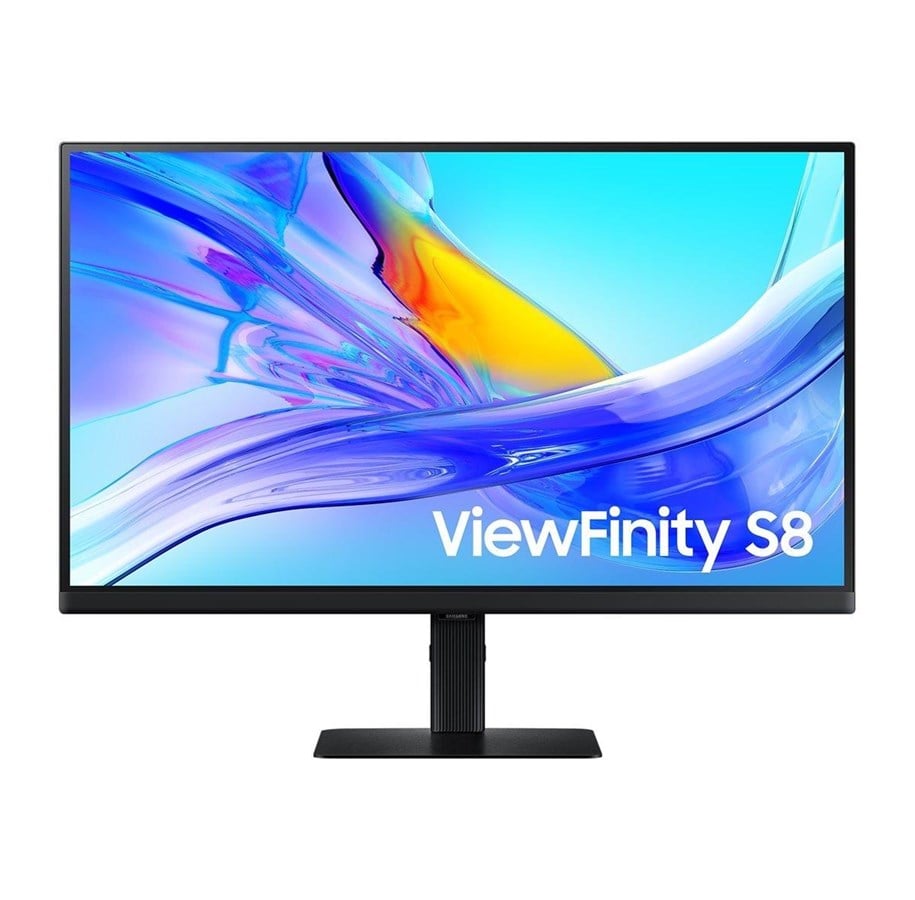 Skjerm - 27" Samsung ViewFinity S8 S27D800UAU - 3840x2160 (4K) - 60Hz - IPS - 90W USB-C - KVM switch - LS27D800UAUXEN