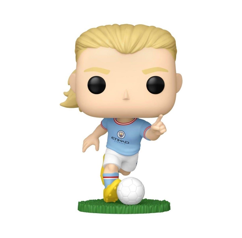 Reklameartikler - Funko! - POP Vinyl Football ManCity Erling Haaland - Figur - 0889698751131