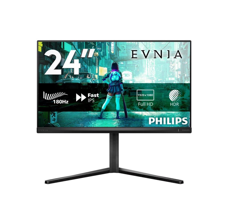 Skjerm - 24" Philips Evnia 3000 24M2N3200A - 1920x1080 (FHD) - 180Hz - IPS - 24M2N3200A/00