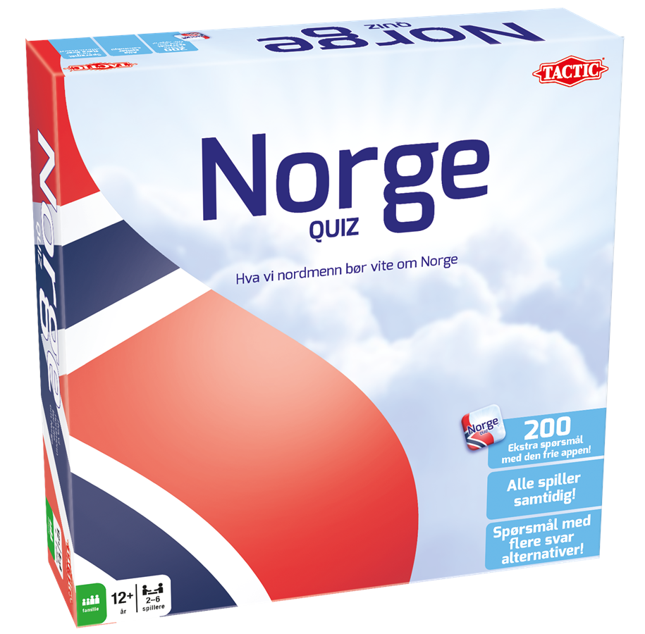 Brettspill & Puslespill - Tactic Norge Quiz - 53685