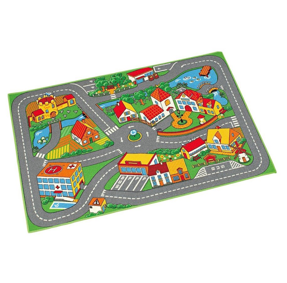 Barnerom - Brandunit Play Carpet Quiet Town - 95x133 cm - 507069