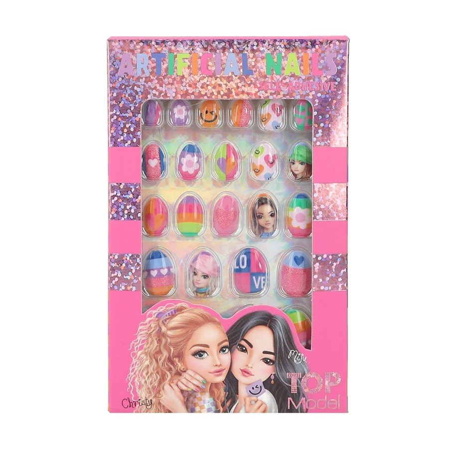 Kreative leker - Topmodel Artificial Nails Pointed JOY - 0412945