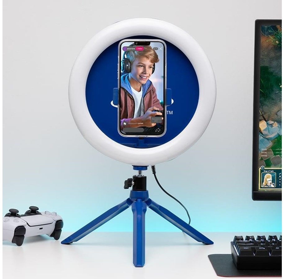 Reklameartikler - Paladone - PlayStation Streaming Light With Filled Centre - PP13114PS