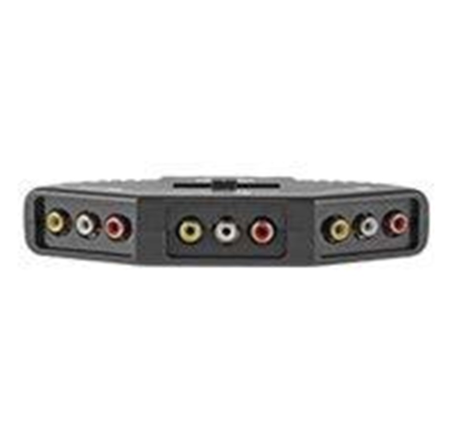 Videosplitter - Nedis VSWI2403BK - video/audio switch - 3 ports - VSWI2403BK
