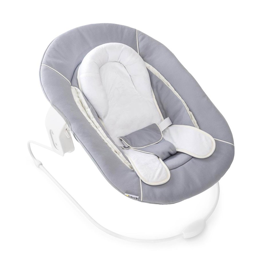 Babyutstyr - Hauck Alpha Bouncer 2in1 sitter and highchair seat Stretch Grey - 661970