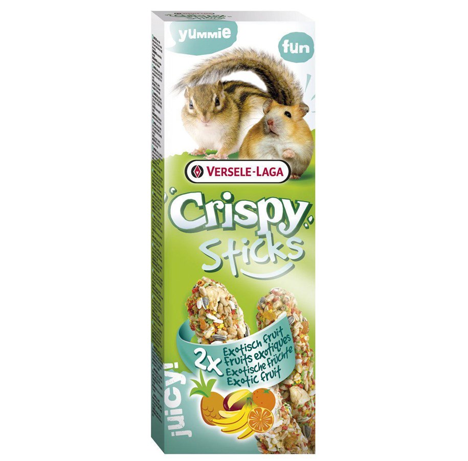 Smådyr - VERSELE-LAGA Sticks Hamsters-Squirrels Exotic Fruit 110g - 510.0124