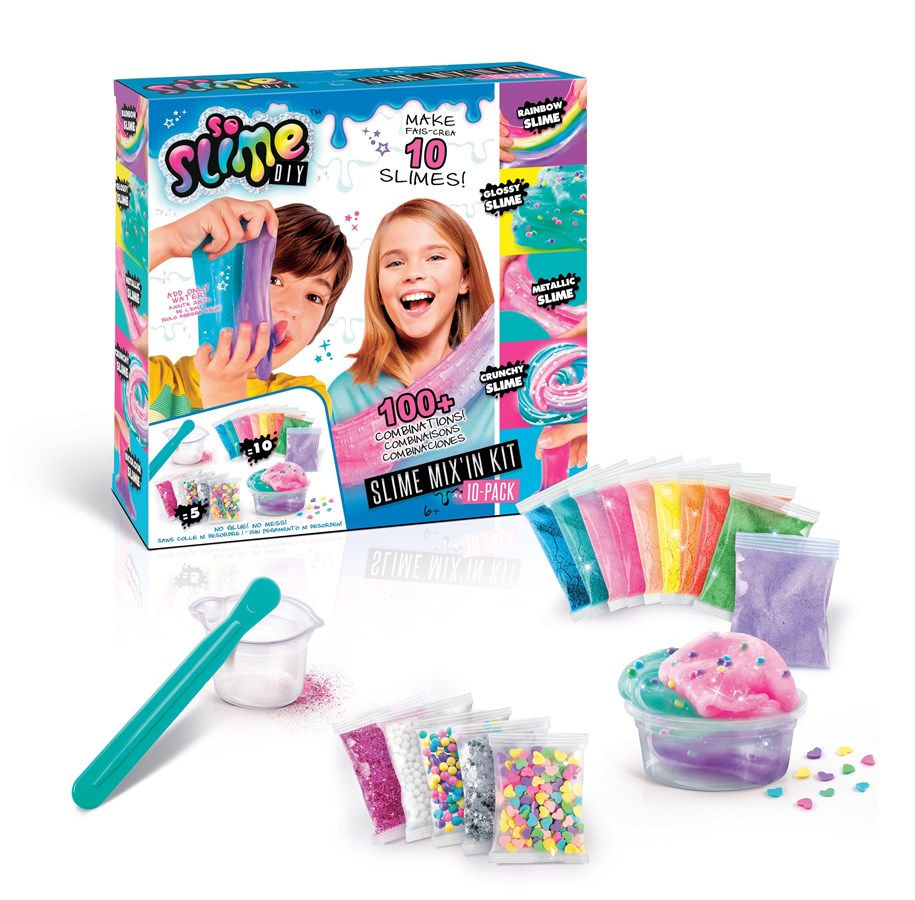 Kreative leker - So Slime DIY Slime Mix'in Kit 10 pack - 184