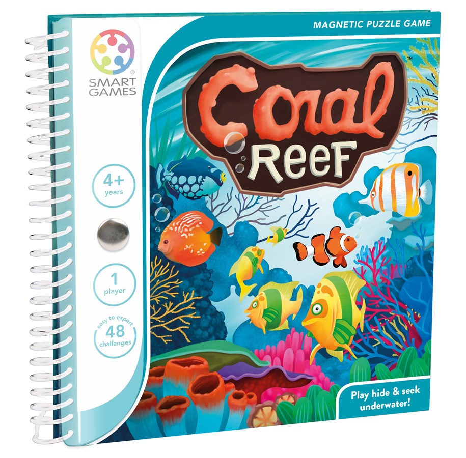 Brettspill & Puslespill - Smart Games Magnetic Travel - Coral Reef (Nordic) - SG2209