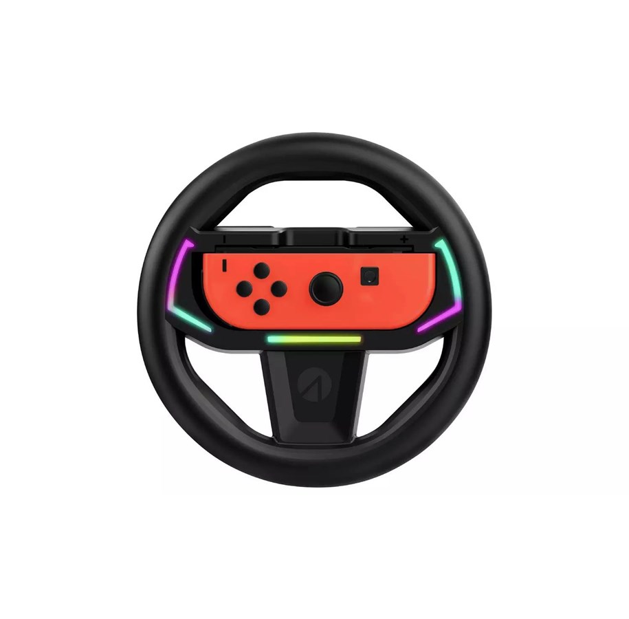 Spill - Tilbehør - STEALTH Light Up Switch Racing Wheel - Wireless Wheel - Nintendo Switch - 5055269714569