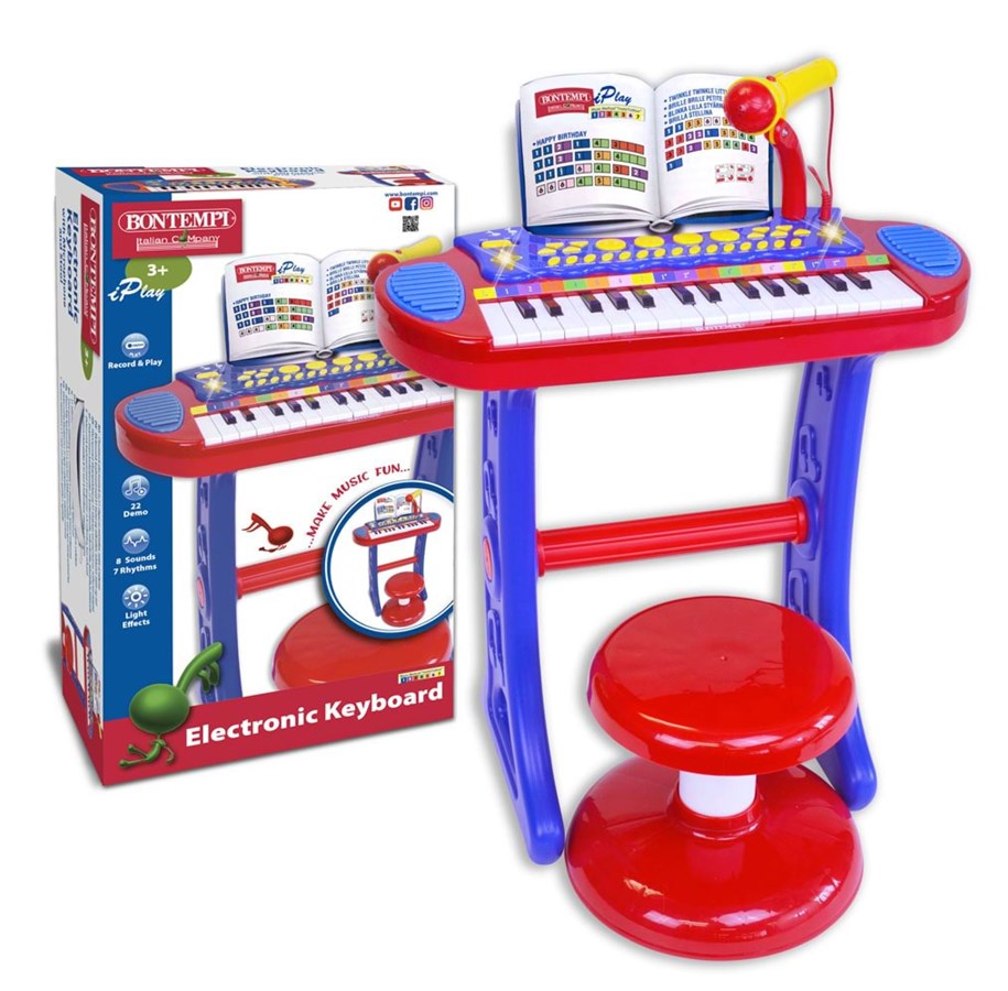 Musikk - Bontempi Electronic keyboard with microphone - 133240