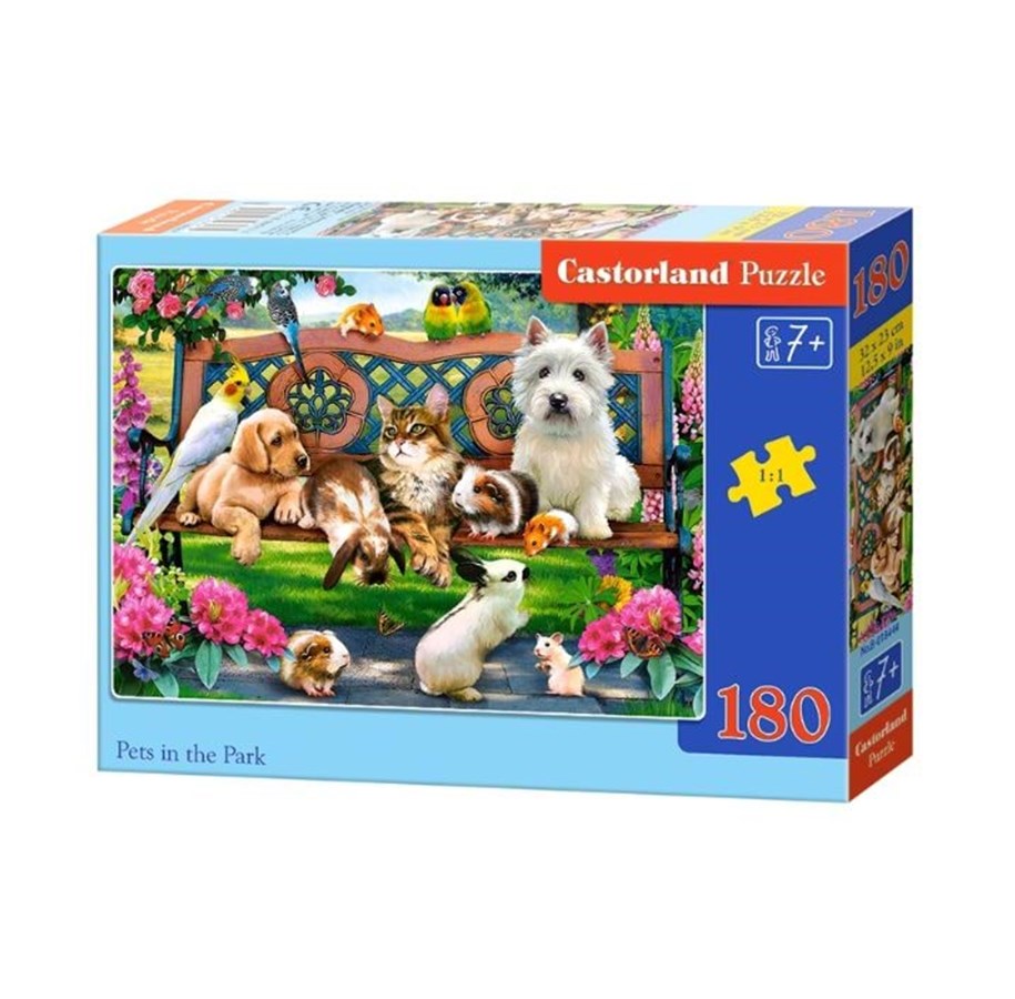 Puslespill - Castorland Pets in the park - B-018444