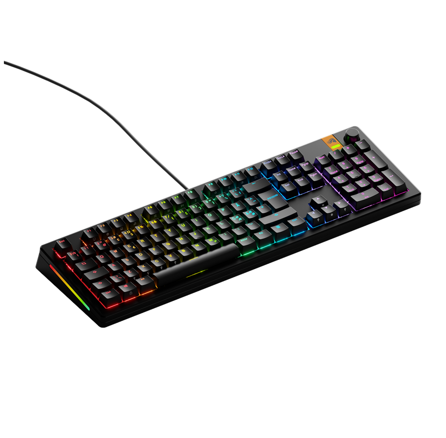 Tastatur - Glorious GMMK 3 HE 100% - Gamingtastatur - Nordisk - Svart - GLO-KB-GMMK3-100-PB-HE-W-BLK-ND