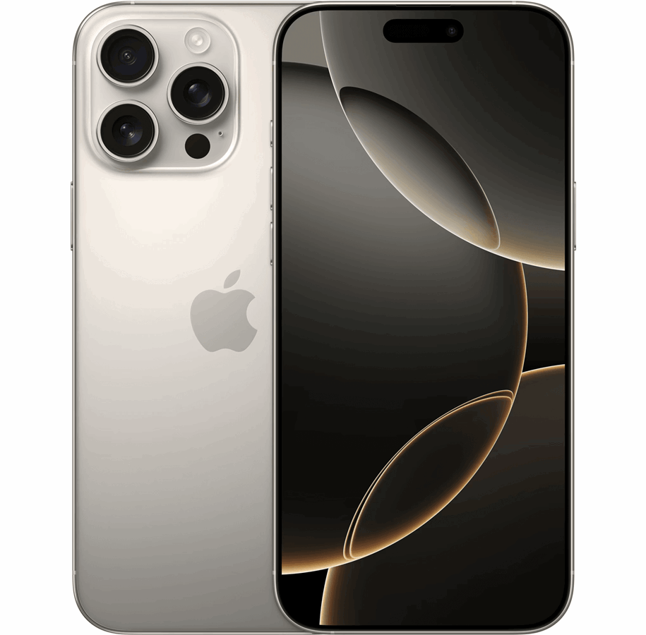 Mobiltelefoner - Apple iPhone 16 Pro Max 1TB - Titanium - MYX73QN/A