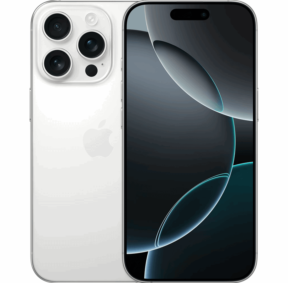 Mobiltelefoner - Apple iPhone 16 Pro 256GB - White Titanium - MYNJ3QN/A