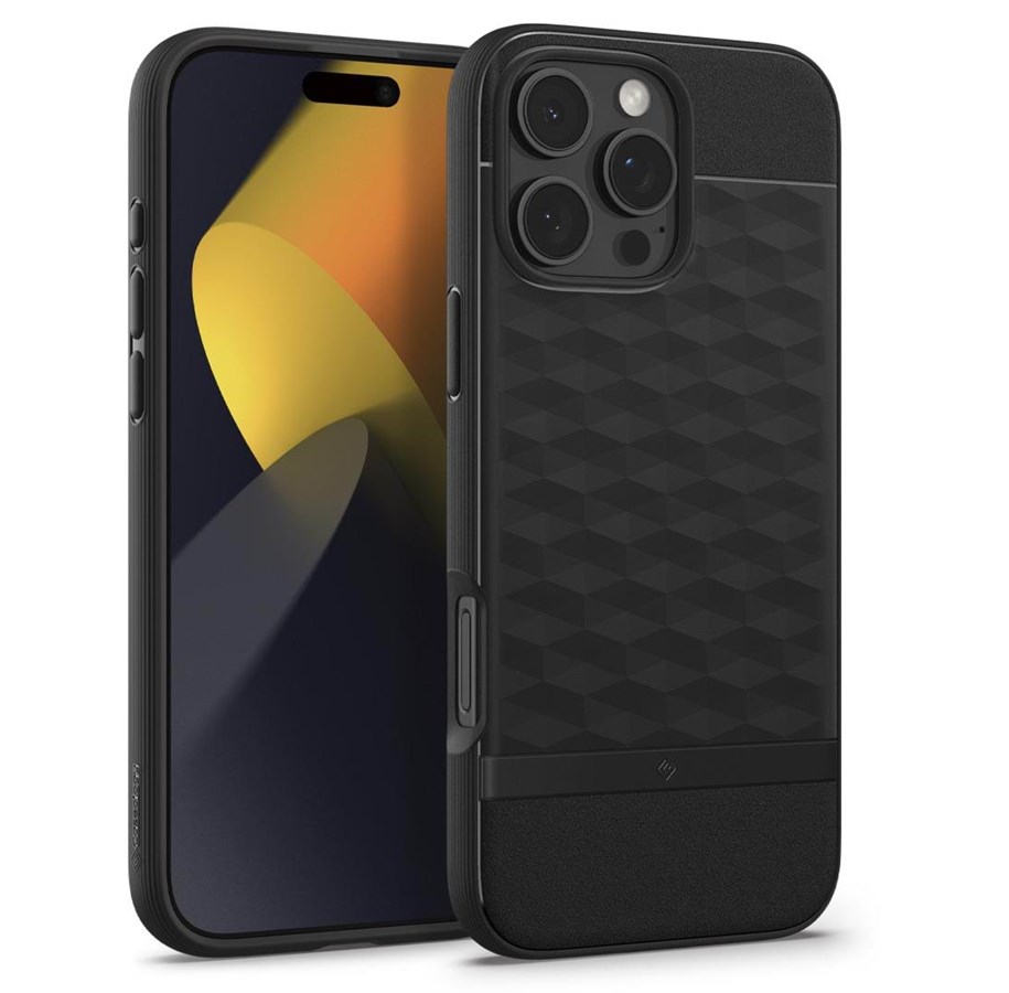 Mobil - Deksel og etui - Spigen Caseology Parallax MagSafe - matte black - iPhone 16 Pro - ACS08169