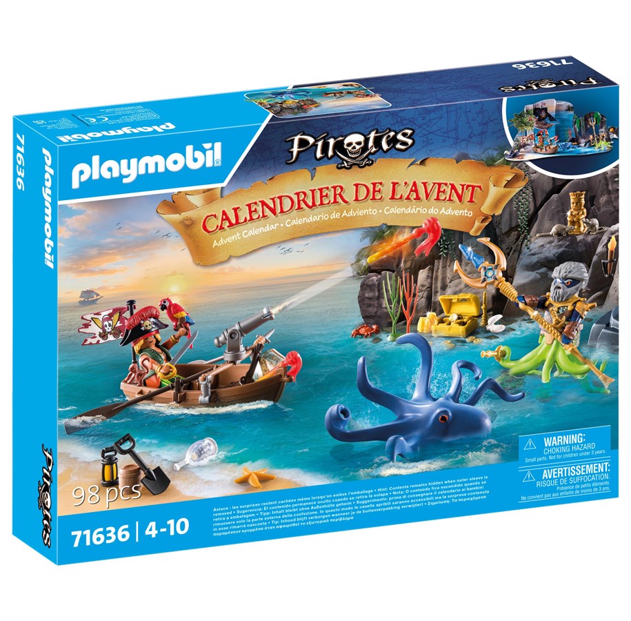 Playmobil - Playmobil Jul - Advent Calendar: Pirates - 71636