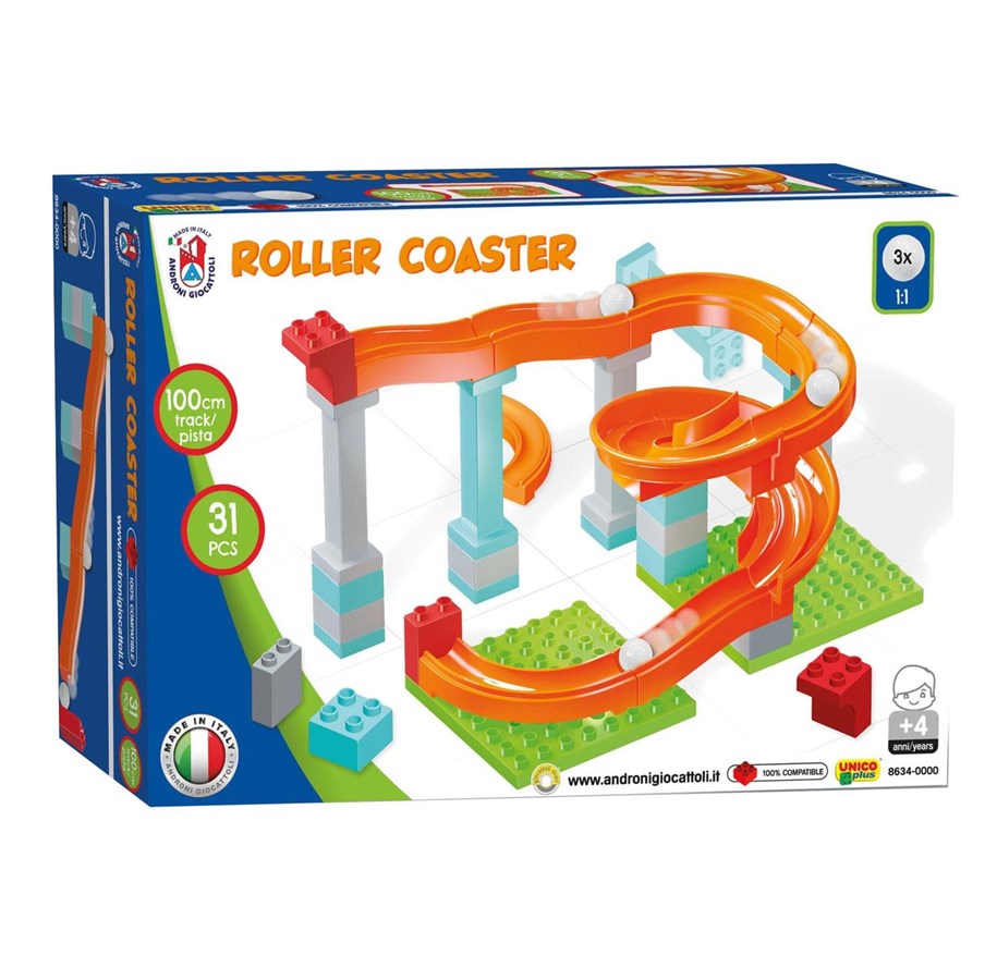 Byggesett - Androni Marble track Roller Coaster Set 31 pieces. - 8634-0000