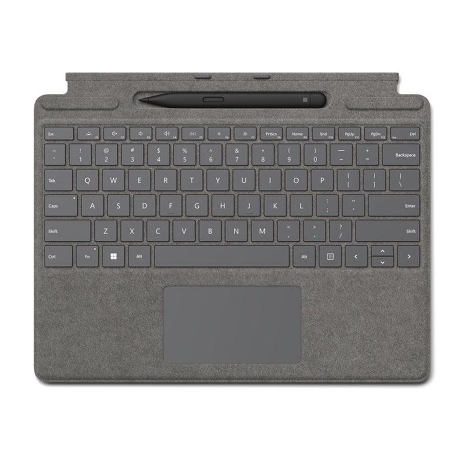 Tastatur - Microsoft Surface Pro Signature - Tastatur - Grå - 8X8-00171