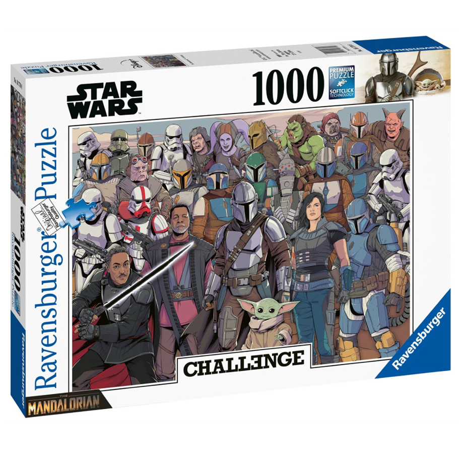 Puslespill - Ravensburger Star Wars Baby Yoda (1000) Gulv - PEG6770