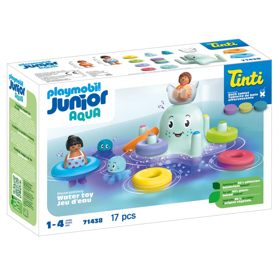 Playmobil - Playmobil Aqua - Junior & Tinti: Colourful Kraken - 71438