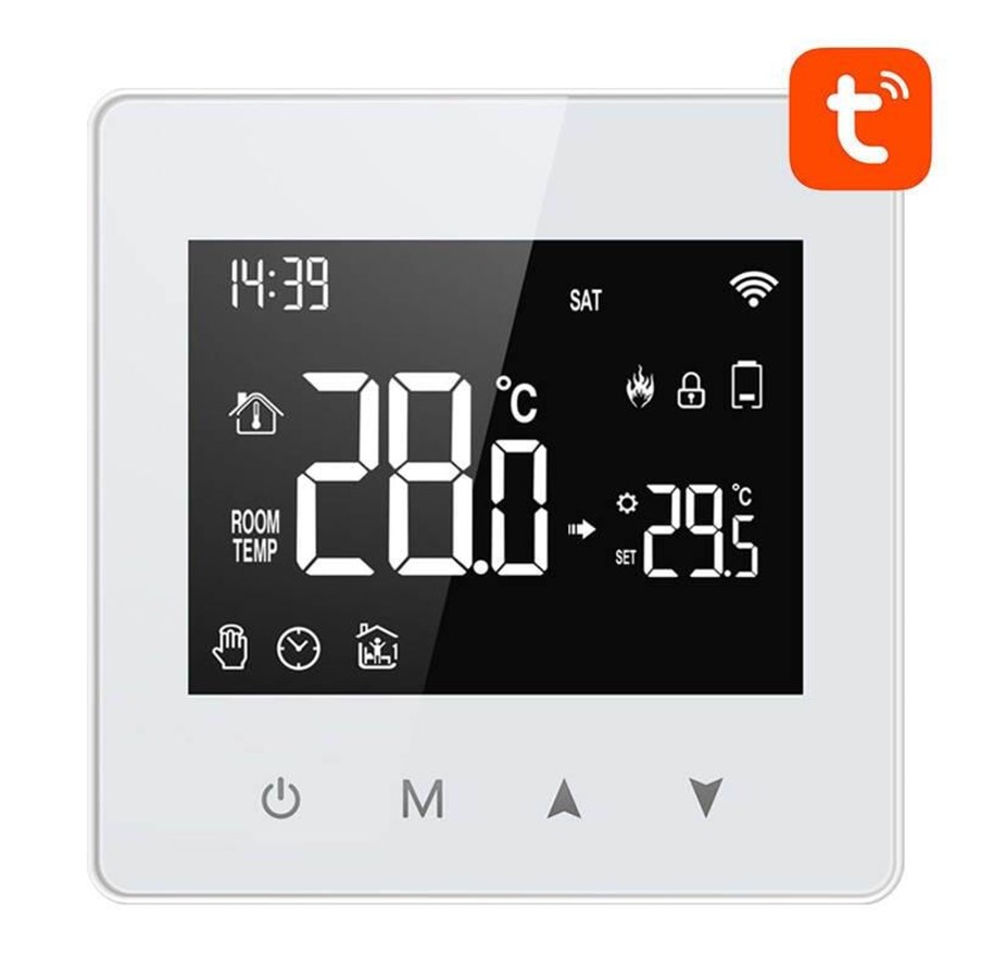 Smarthus - Avatto Smart thermostat WT198 WiFi TUYA - WT198