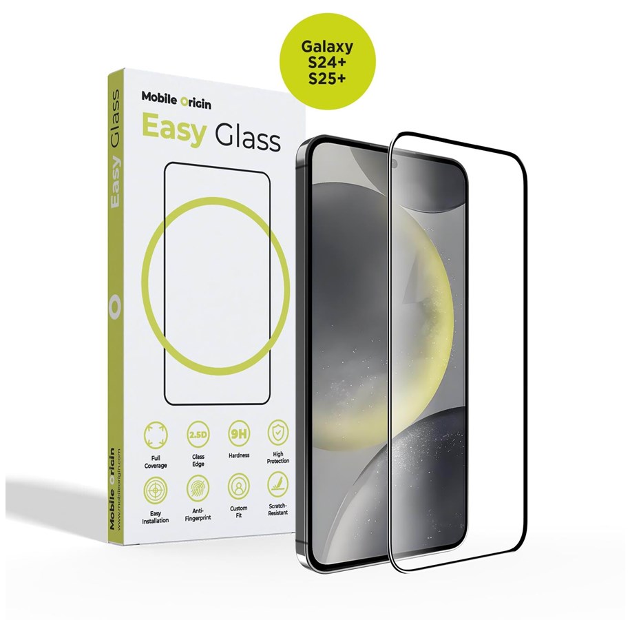 Mobil - Beskyttelsesglass - Mobile Origin EasyGlass Samsung Galaxy S24+ - FRL-EG-GS24Plus