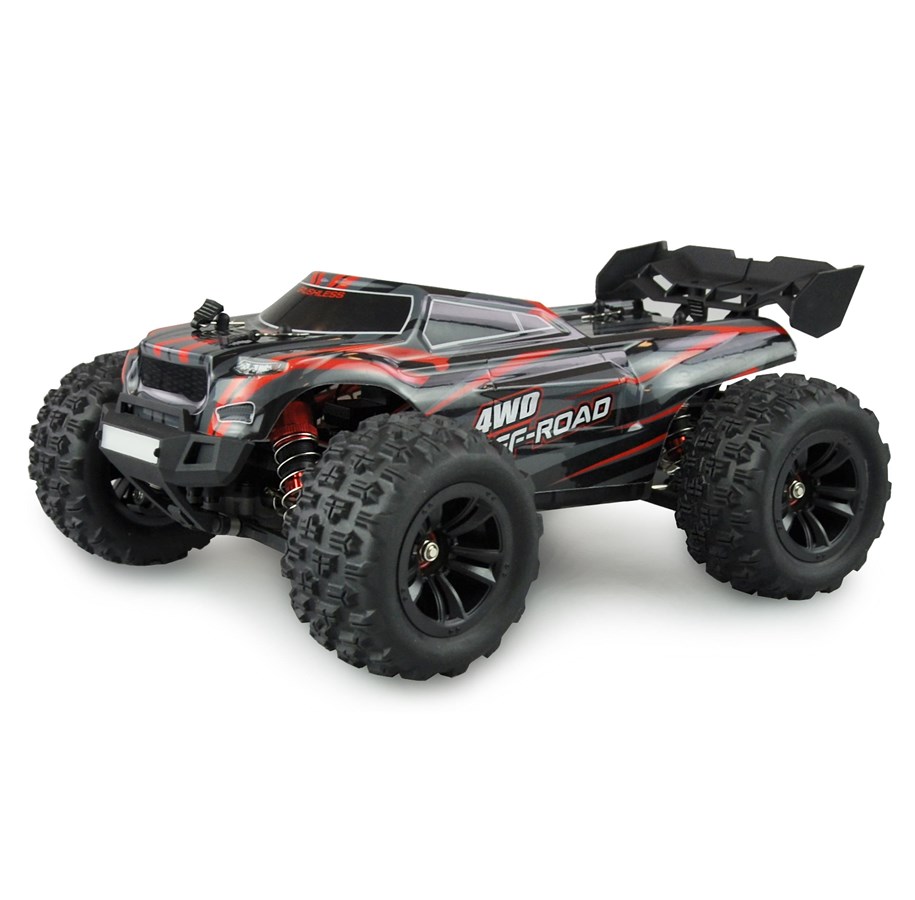 Fjernstyrt - Amewi Hyper GO Truggy Brusless 4WD 1:16 RTR Grey - 22629