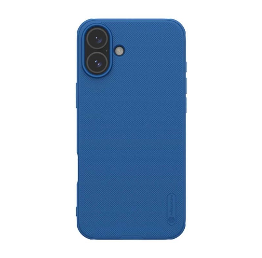 Mobil - Deksel og etui - Nillkin Super Frosted Shield Pro Case for iPhone 16 (blue) - 6902048286429