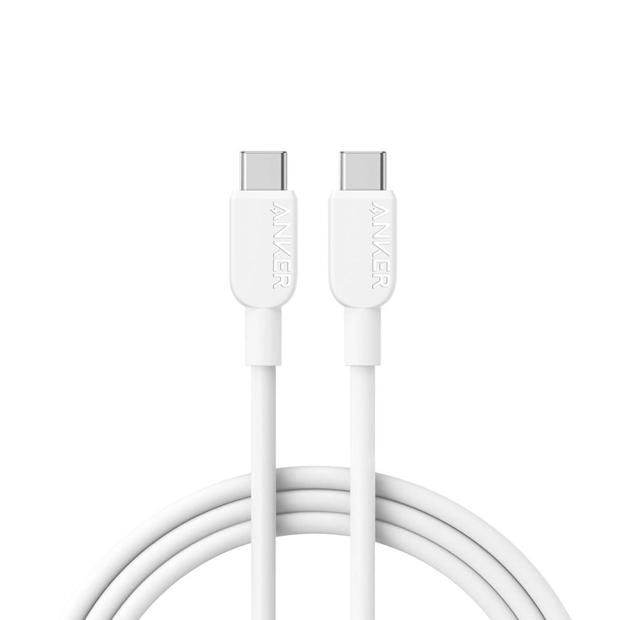 USB - Anker USB-C to USB-C Cable (0.9 m 240 W braided) - White - A81D5H21