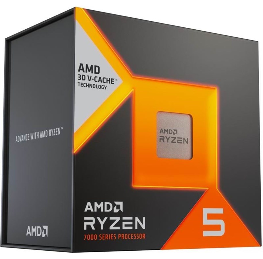 Prosessor/CPU - AMD Ryzen 5 7600X3D Prosessor/CPU - 6 kjerner - 4.1 GHz - AMD AM5 - AMD Boks (uten kjøler) - 100-100001721WOF