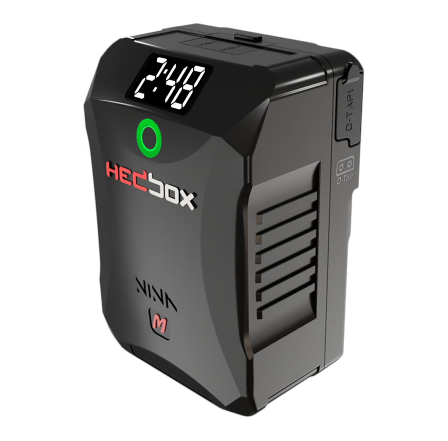 Kamerabatteri & Batterigrep - HEDBOX NINA-M – SMART Mini V-Mount Battery (99.2Wh) - NINA-M
