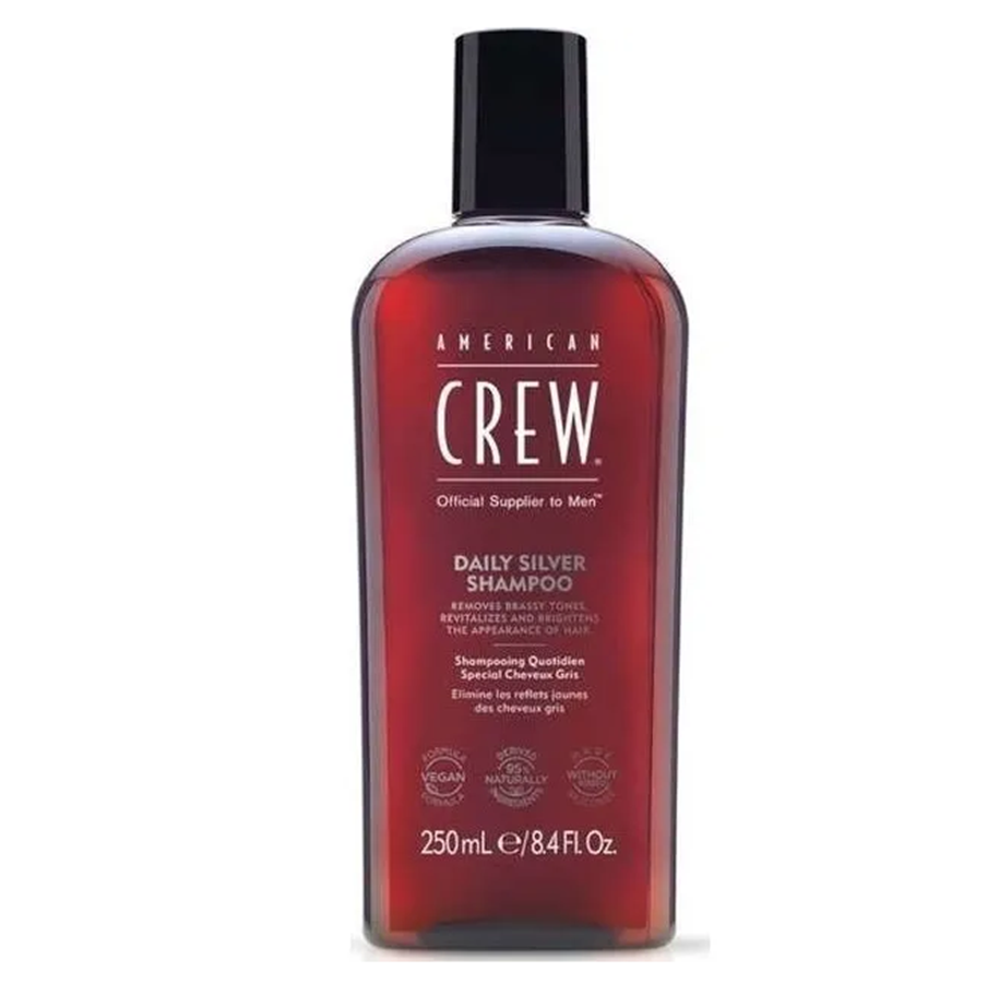 Hårpleie - American Crew Daily Silver Shampoo – 250 ml - 738678001585