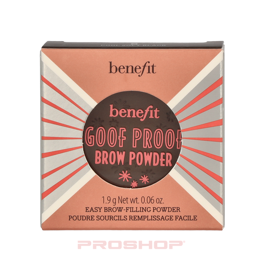 Sminke - Benefit Cosmetics Goof Proof Brow Powder - No. 6 Cool Soft Black - 602004140449