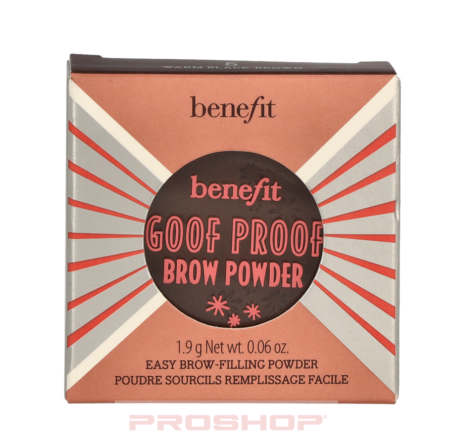 Sminke - Benefit Cosmetics Goof Proof Brow Powder - No. 5 Warm Black-Brown - 602004140418