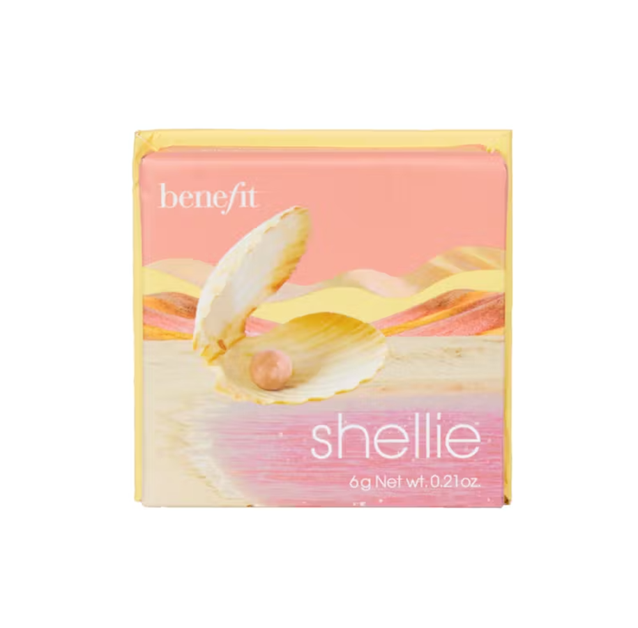 Sminke - Benefit Cosmetics Wanderful World Blushes Powder Highlighter - Shellie Warm Seashell-Pink - 602004138200
