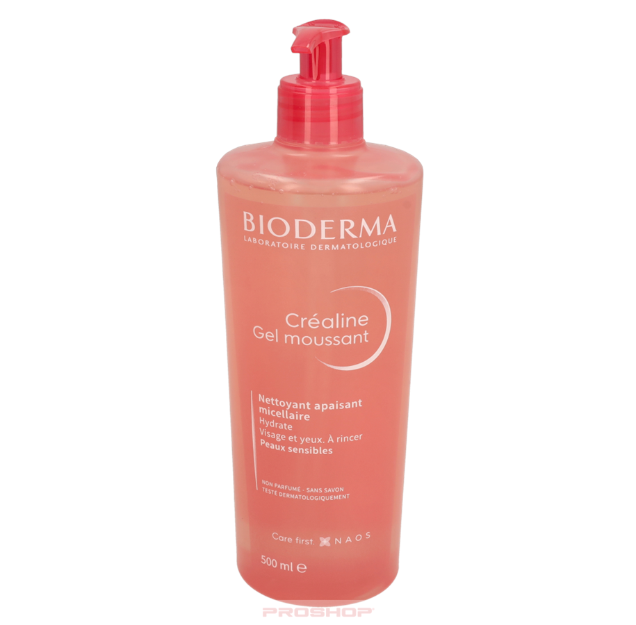 Ansiktspleie - Bioderma Crealine Gel Moussant - 500 ml - 3701129804834