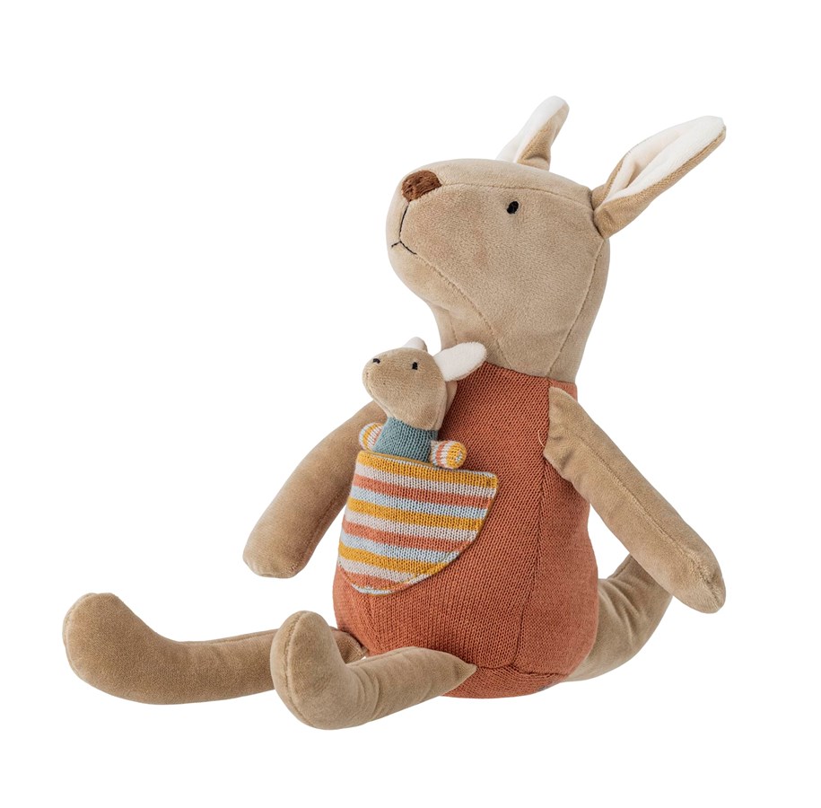 Dukker, Bamser & Utstyr - Bloomingville Mini Clover Doll Kangaroo 33 cm - 82064486