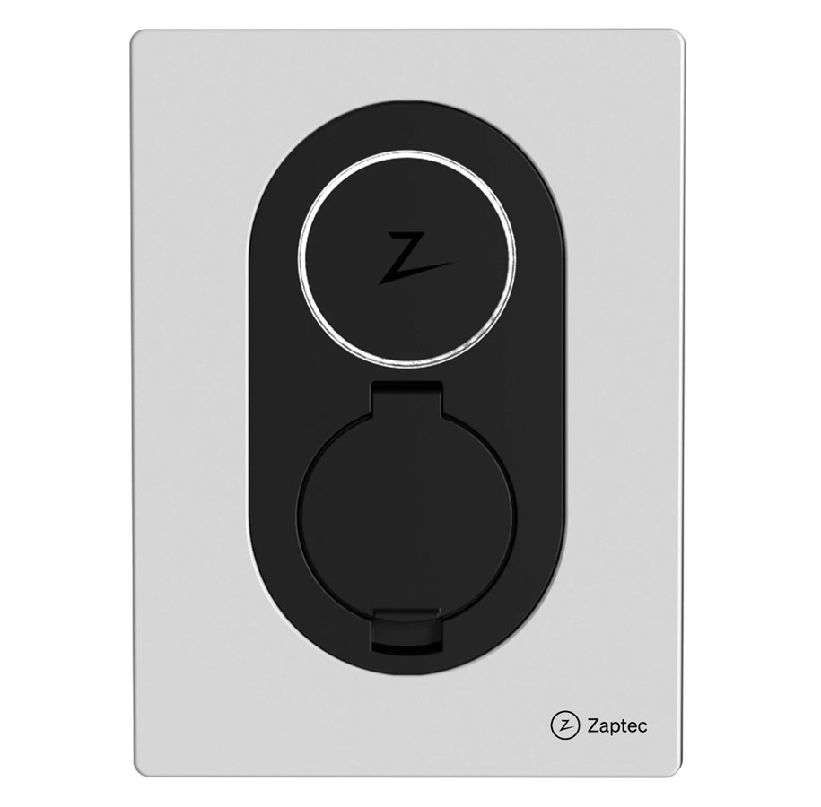 Lading av elbil - Zaptec Go charging box 22kW Type 2 WiFi and 4G Cloud white - 10602