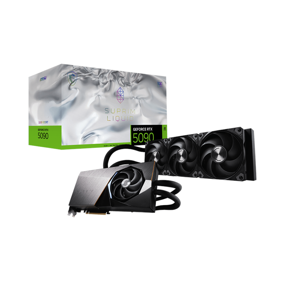 Grafikkort - MSI GeForce RTX 5090 SUPRIM LIQUID SOC - 32GB GDDR7 RAM - Grafikkort - G5090-32SLS