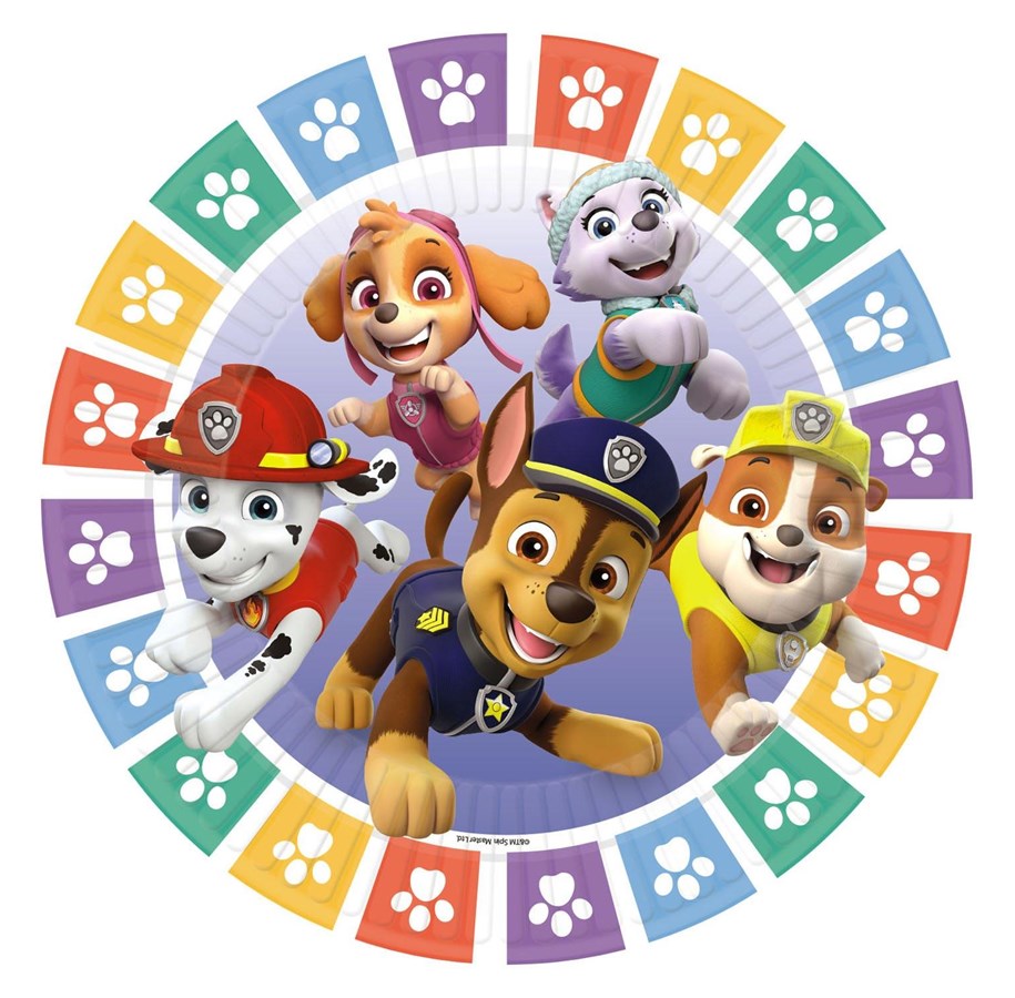 Leketøy - Haza Witbaard - PAW Patrol Plates 8pcs. - AM9914236-66