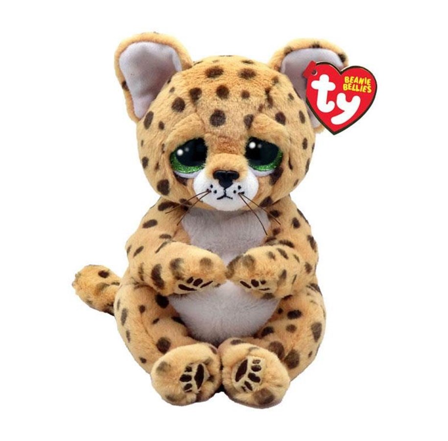 Dukker, Bamser & Utstyr - Ty Beanie Babies Bellies Lloyd Leopard 15cm - 2011661