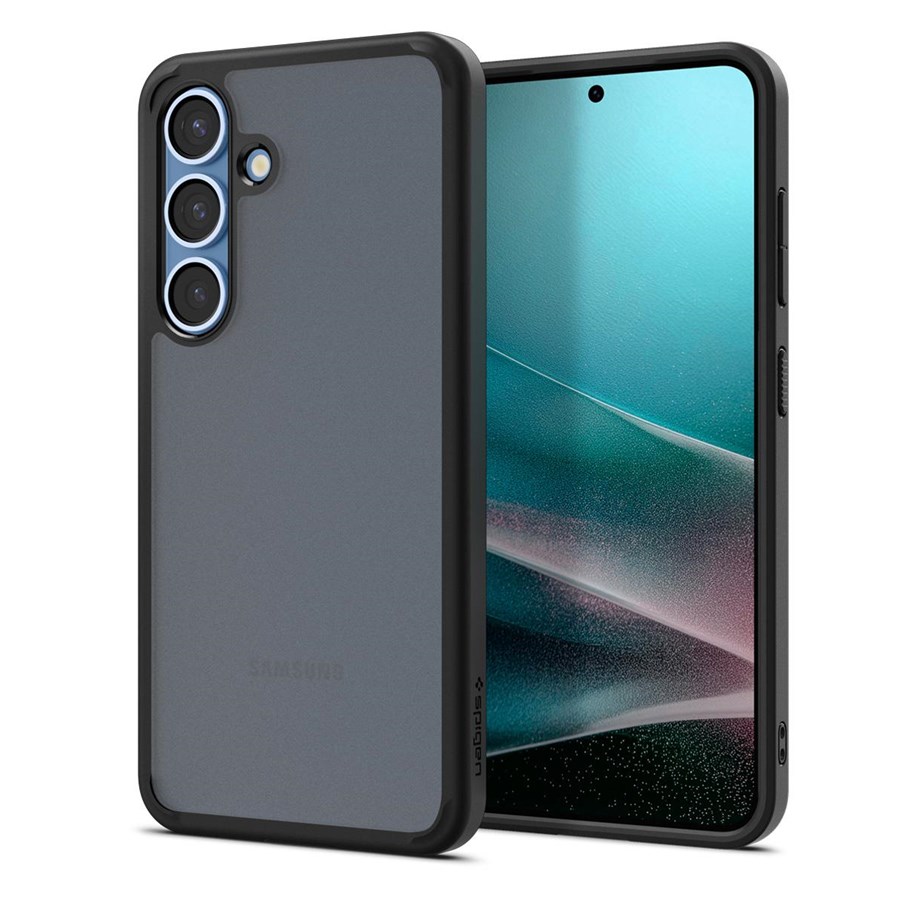 Mobil - Deksel og etui - Spigen Ultra Hybrid - frost black - Samsung Galaxy S25 - ACS09007