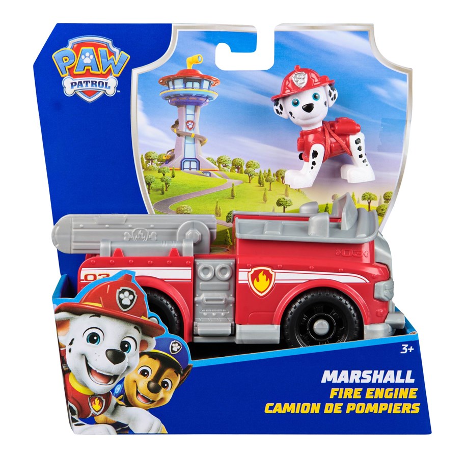 Leketøysbil - Paw Patrol PAW Patrol Basic Kjøretøy 2.0 Marshall - 6071209