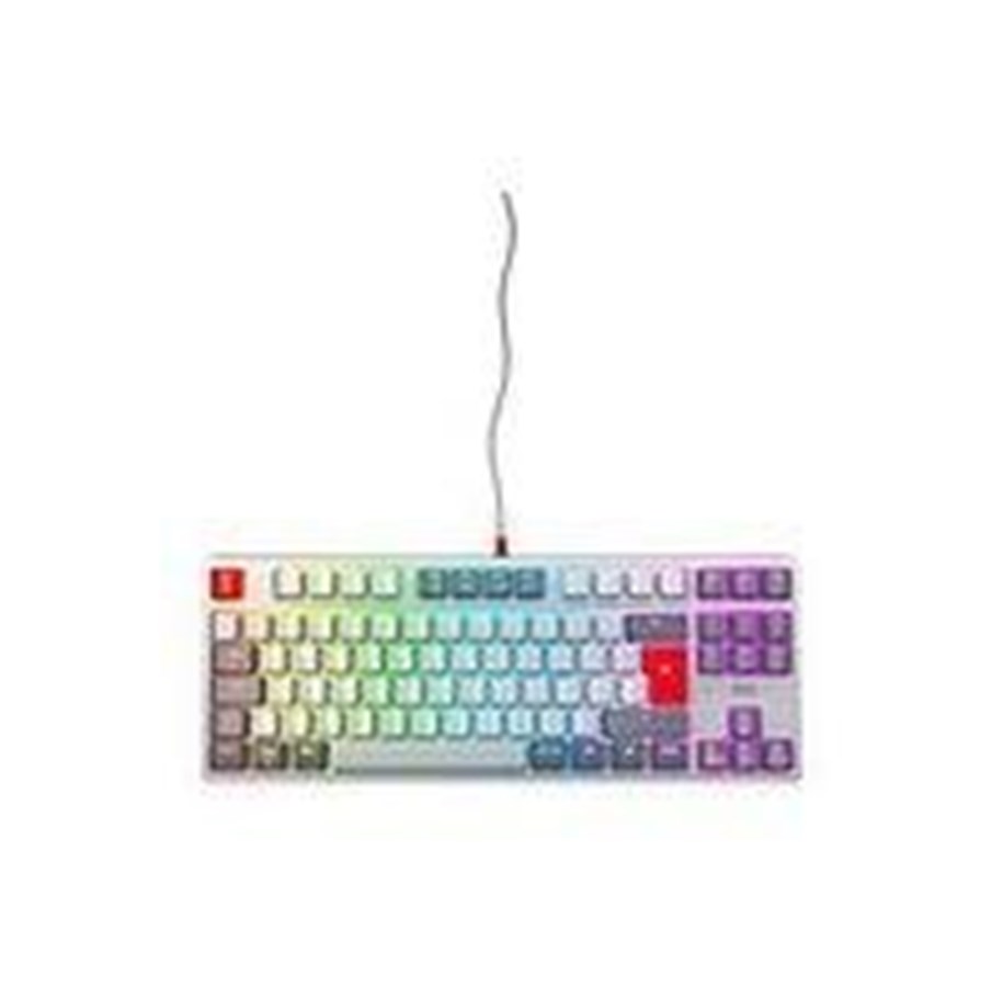 Tastatur - Cherry XTRFY K4V2 - Gamingtastatur - Nordisk - Grå - CX-K4V2-RGB-TKL-RETRO-R-NOR