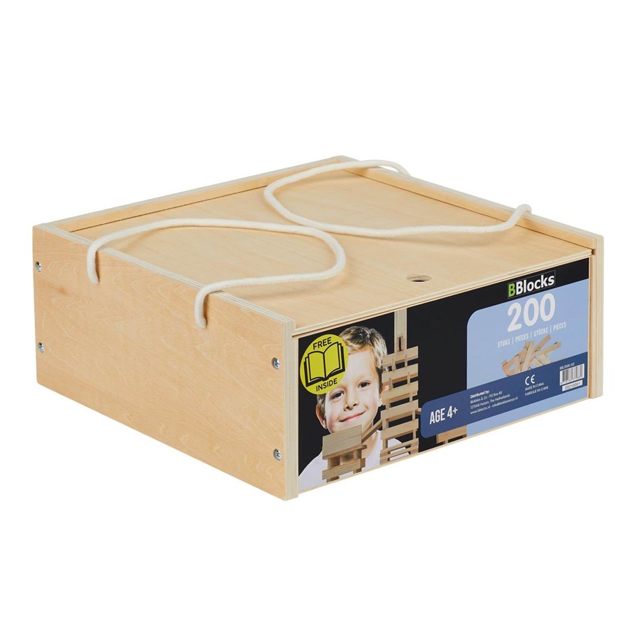 Treleker - BBlocks Building Planks in Storage Box 200pcs. - BBL200K-N2
