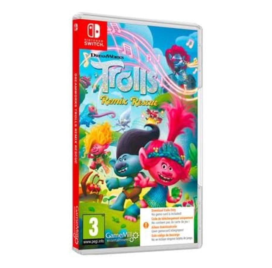 Spill - DreamWorks Trolls Remix Rescue (Code in a Box) - Nintendo Switch - Platformer - 5060968302443